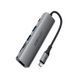 USB-хаб ACEFAST J18 USB-C 6-in-1 HUB docking station Metal Gray (6974316285939) [806543], фото 1