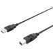 Кабель USB 2.0 AM-BM, 3.0 м, чорний, HP (DHC-PT100-3M) [402463], фото 3