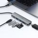 USB-хаб ACEFAST J18 USB-C 6-in-1 HUB docking station Metal Gray (6974316285939) [806543], фото 6