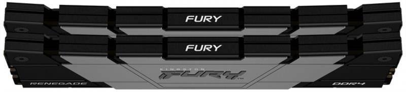 Модуль пам`ятi DDR4 2x8GB/3600 Kingston Fury Renegade Black (KF436C16RB2K2/16) [606215]