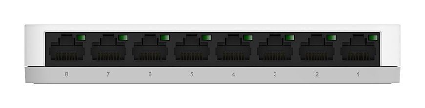 Комутатор D-Link 8xGE, Некерований (GO-SW-8G) [105228]