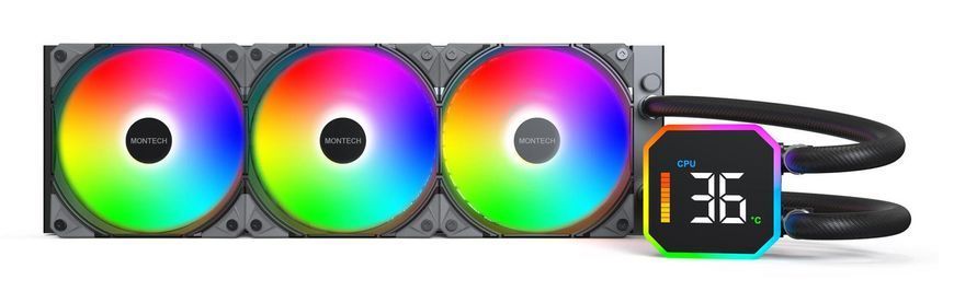 Система охолодження для комп&rsquo;ютерного процесора MULTI SOCKET BLACK HYPERFLOW DIGITAL 360 MONTECH (HYPERFLOW DIGITAL 360 (B)) [502825]