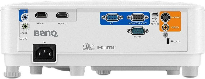 Проєктор BENQ MW550, DLP, SVGA, 3600Lm, 20000:1, D-sub, HDMI, білий (9H.JHT77.13E/9H.JHT77.1HE) [401607]
